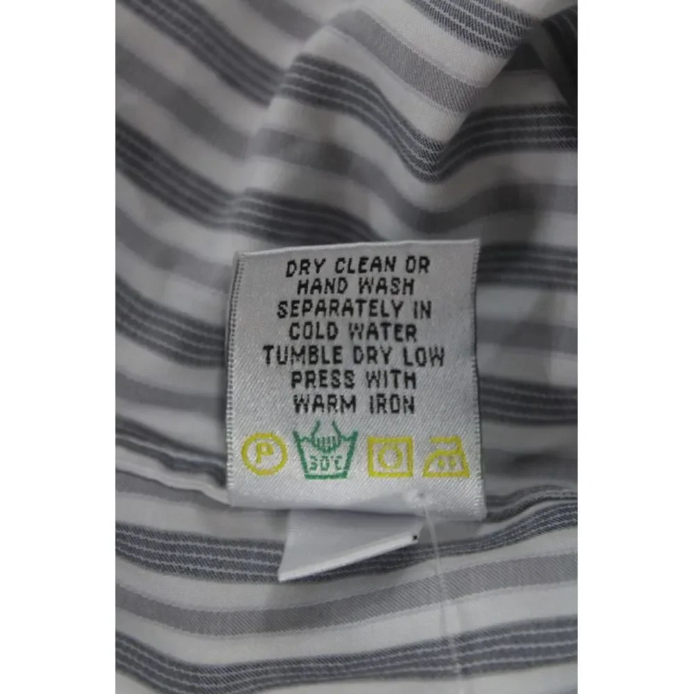 Bugatchi Men's Long Sleeves Button Down Multicolor Striped Shirt Size M